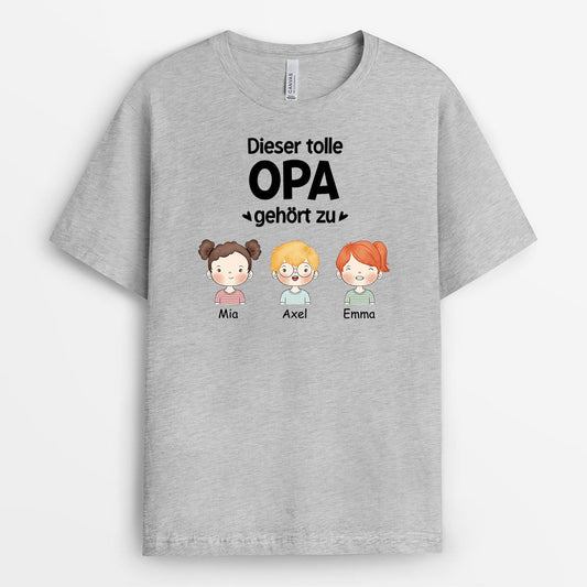 0840AGE2 Personalisierte Geschenke T Shirt Kinder Papa Opa_16d8d248 d05c 4852 86c6 cfa62ff32194