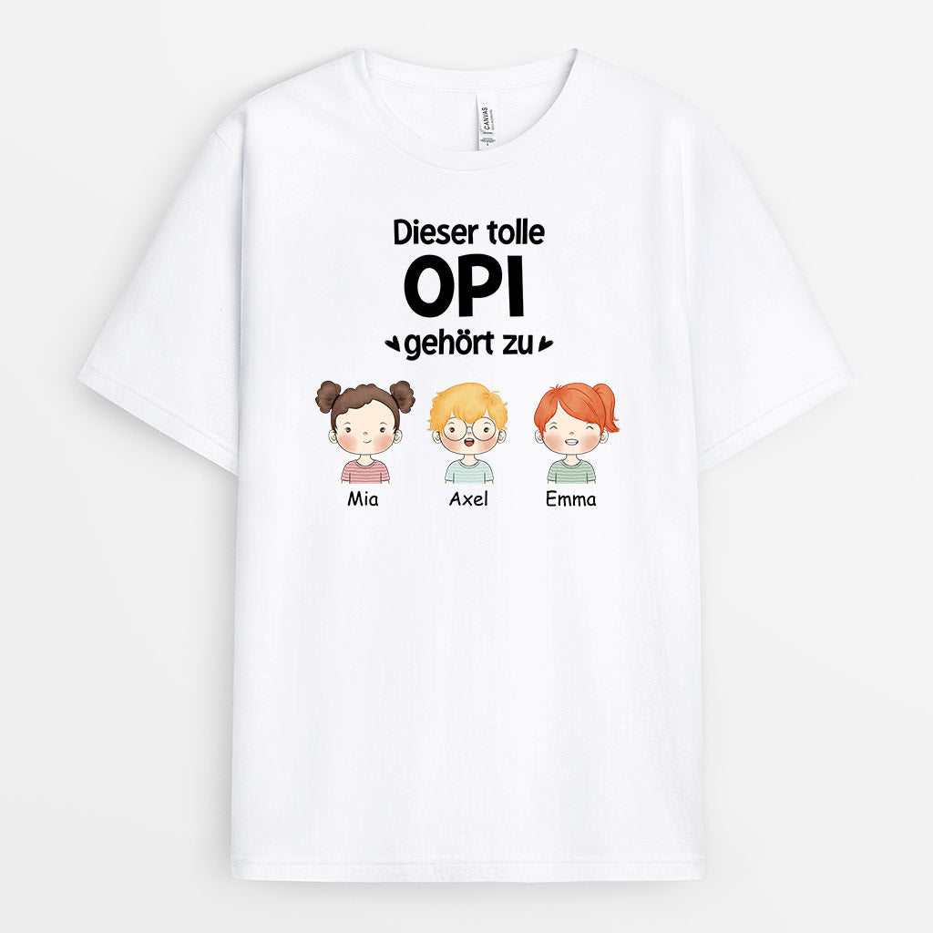 0840AGE3 Personalisierte Geschenke T Shirt Kinder Papa Opa_338bacb0 0cbc 46b9 bdcd 5cb3e3a98d95