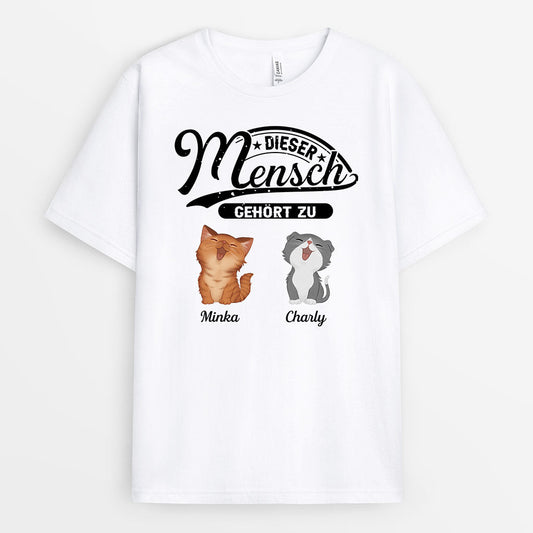 0843AGE1 Personalisierte Geschenke T Shirt Katze Katzenliebhaber Katzenbesitzer_8eb53d69 ef33 437a b340 65e5c57e07b1