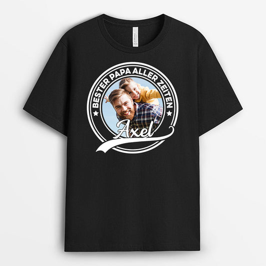 0853AGE1 Personalisierte Geschenke T Shirt Bild Kinder Enkelkinder Papa Opa_cda6dfda 4bd1 4140 82dc d66473b392ec