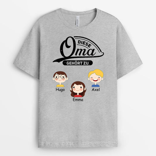 0856AGE2 Personalisierte Geschenke T Shirt Kinder Enkelkinder Mama Oma_0b285951 e71a 490c b915 1413decde512