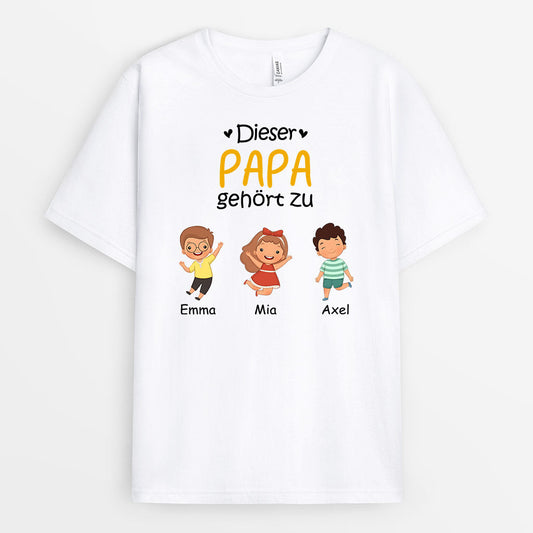 0865AGE1 Personalisierte Geschenke T Shirt Kinder Enkelkinder Papa Opa_6ad128ce 2d71 4051 b915 3c7107abf0bd