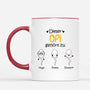 0885MGE2 Personalisierte Geschenke Tasse Kinder Enkelkinder Papa Opa