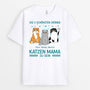 0891AGE1 Personalisierte Geschenke T Shirt Grund Katzen Katzenliebhaber Katzenbesitzer