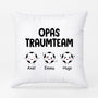 0893PGE2 Personalisierte Geschenke Kissen Traum Team Kinder Enkelkinder Papa Mama