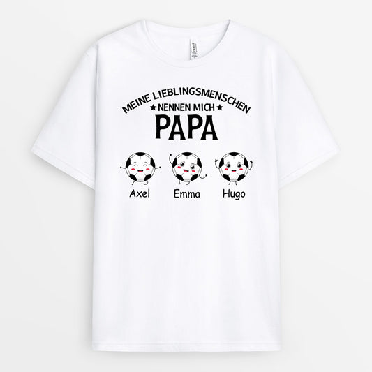 0894AGE1 Personalisierte Geschenke T Shirt Spieler Kinder Enkelkinder Papa Opa