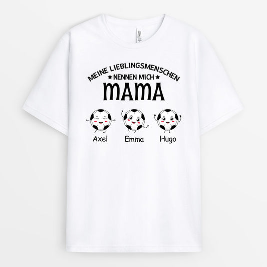 0894AGE2 Personalisierte Geschenke T Shirt Spieler Kinder Enkelkinder Mama Oma